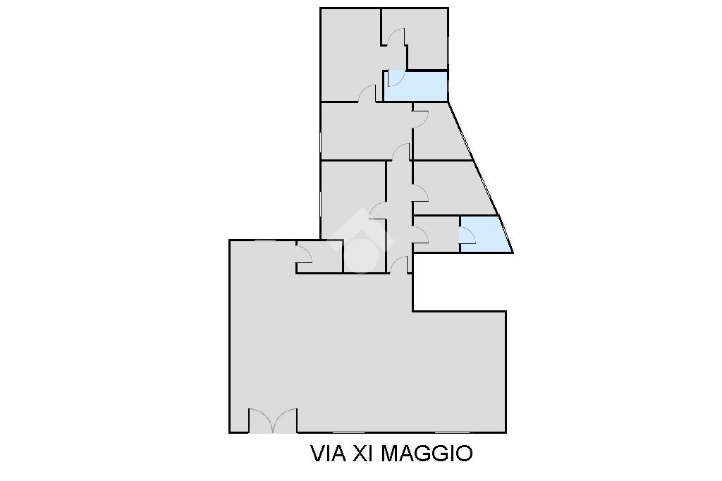 Negozio in Via XI Maggio 133, Marsala, {3} - Planimetria 1