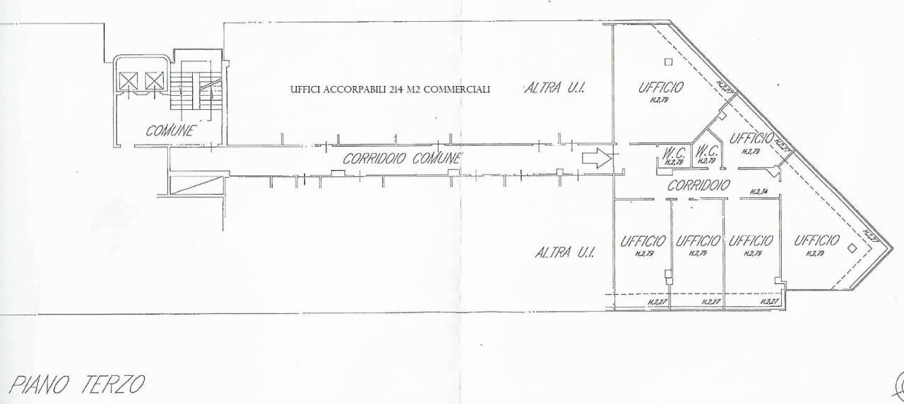 Ufficio in Via Cagliostro, Modena, {3} - Planimetria 1