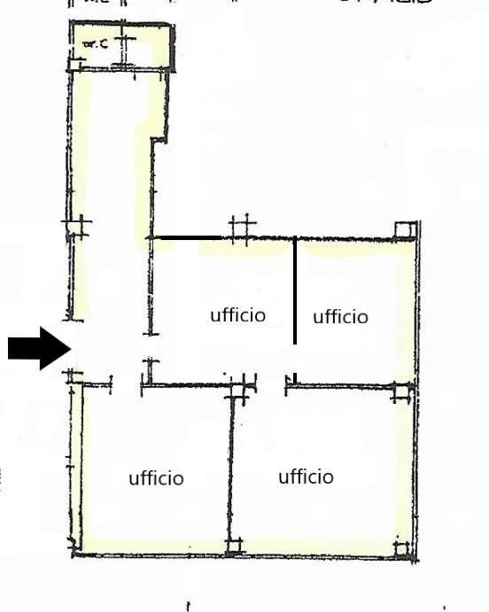 Ufficio in Via Cagliostro , Modena, {3} - Planimetria 1