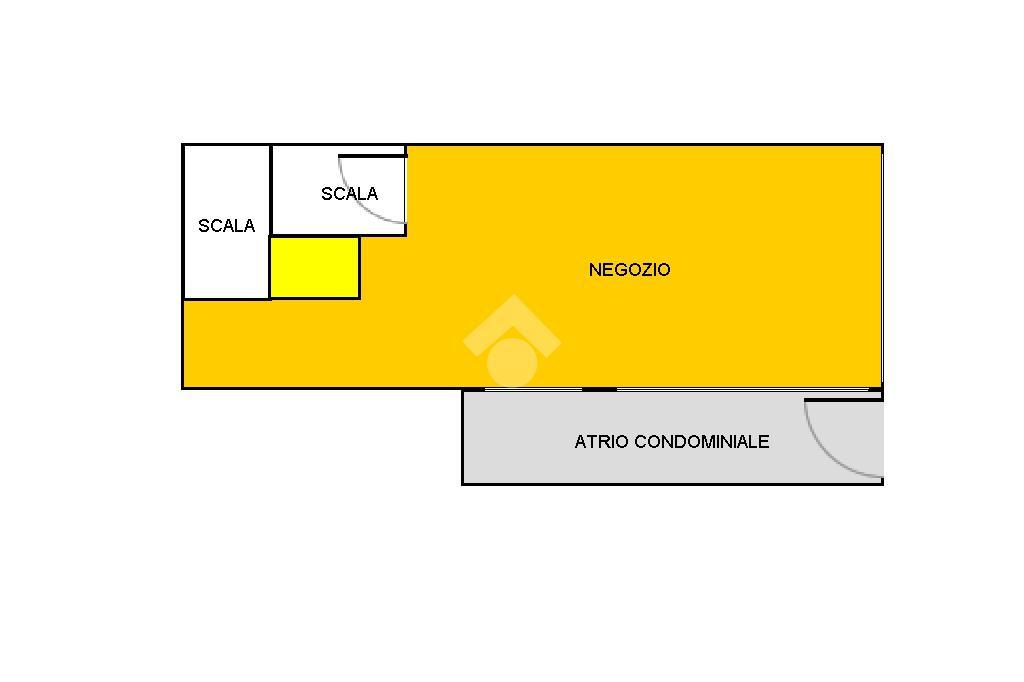 Negozio in Via del Suffragio 104, Trento, {3} - Planimetria 1