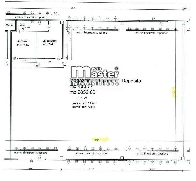Capannone in Via Noalese, Zero Branco, {3} - Planimetria 1