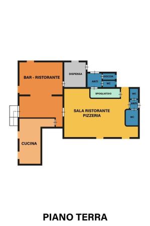 Negozio in Via Ferrante Foschi, Forli', {3} - Planimetria 1