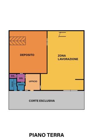 Capannone in Via Biondina, Castrocaro Terme, {3} - Planimetria 1