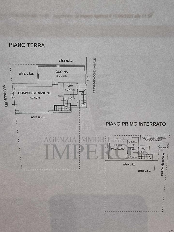 Ristorante in Via Sir Thomas Hanbury 6, Ventimiglia, {3} - Planimetria 1