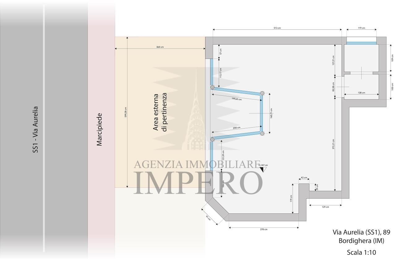 Articoli regalo in Via Vittorio Emanuele II 93, Bordighera, {3} - Planimetria 1