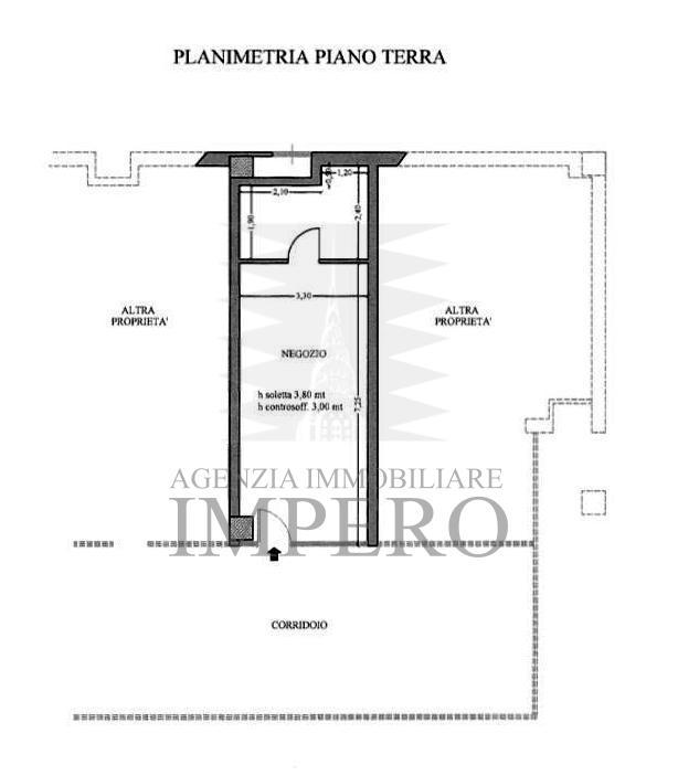 Negozio in Corso Limone Piemonte 118, Ventimiglia, {3} - Planimetria 1