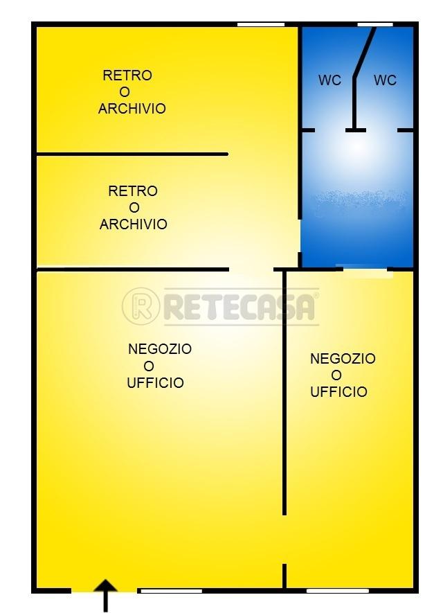 Palazzina commerciale in Corso Giuseppe Garibaldi 178, Viareggio, {3} - Planimetria 1