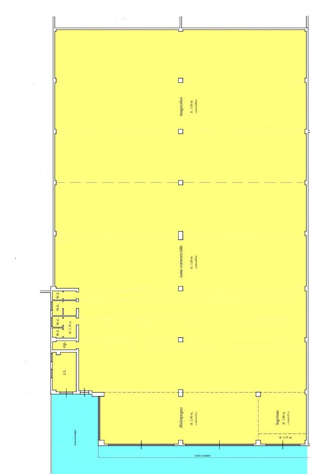 Negozio in Via Vecchia Paullese 28, Pantigliate, {3} - Planimetria 1