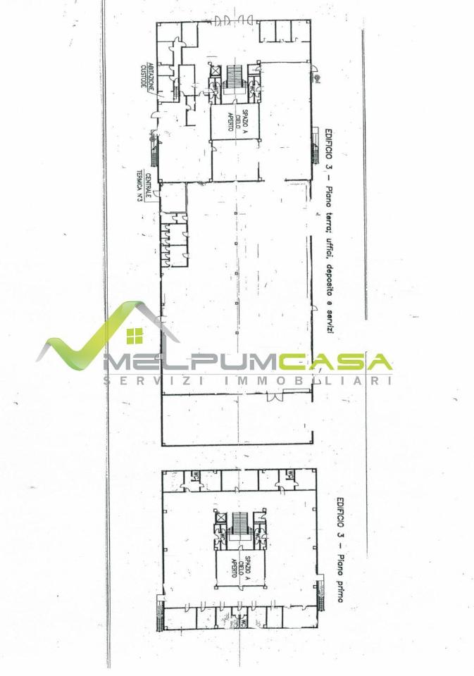 Ufficio in Via Monte Grappa 10, Tribiano, {3} - Planimetria 1