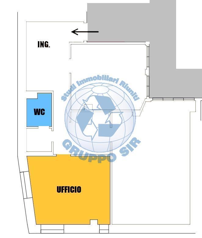 Ufficio in Via San Martino 5, Monza, {3} - Planimetria 1