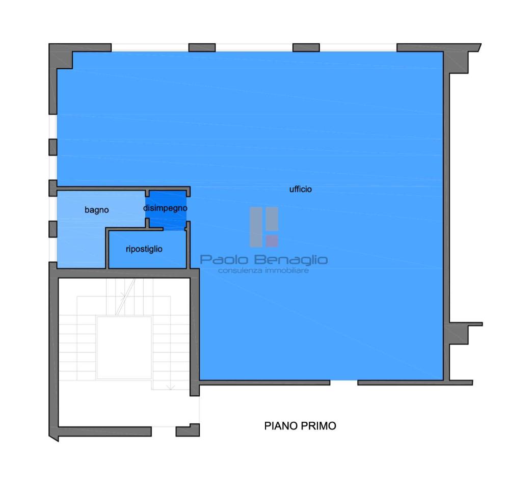 Ufficio in Via C. Battisti 88, Costa Volpino, {3} - Planimetria 1