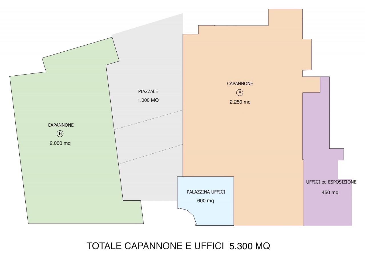 Capannone in Via Montescudo, Rimini, {3} - Planimetria 1