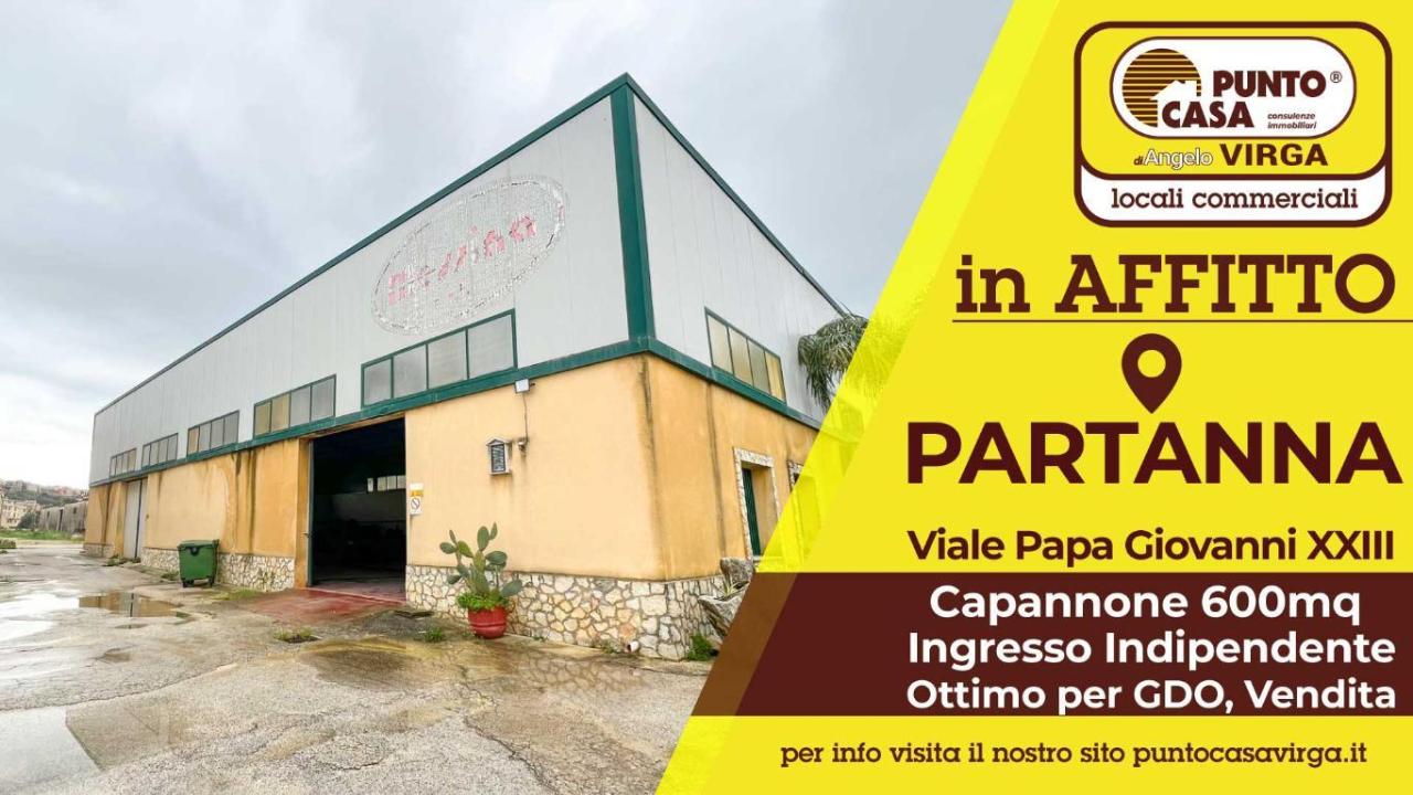 Capannone in affitto a Partanna