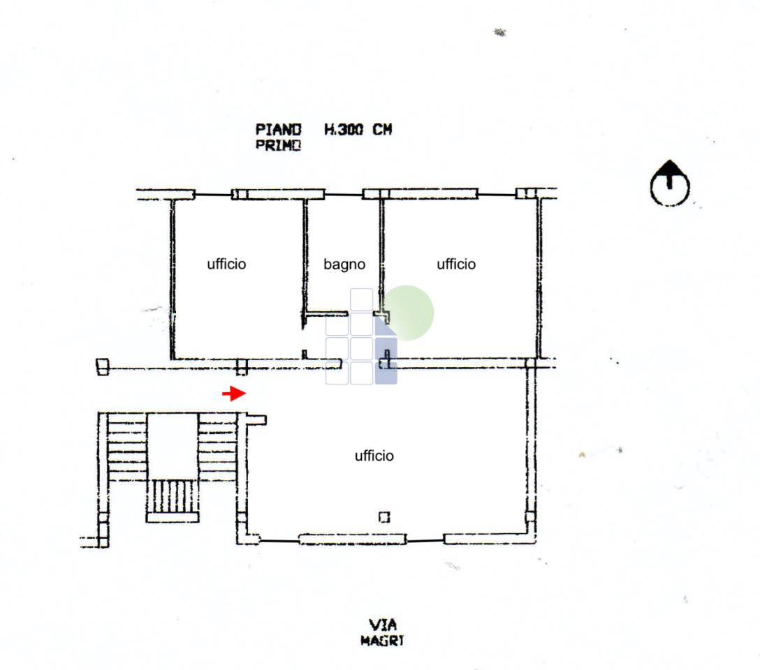 Ufficio in Viale Padre Nicola Magrimagri 81, Livorno, {3} - Planimetria 1