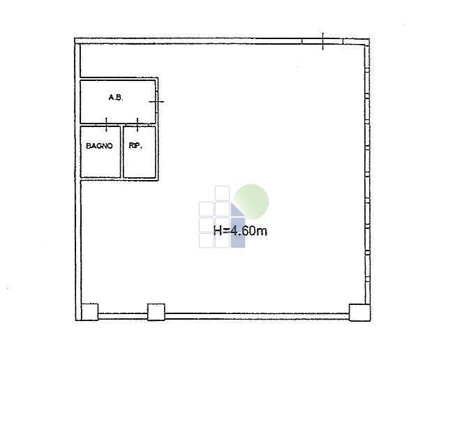 Capannone in Via dei Ramai, Livorno, {3} - Planimetria 1
