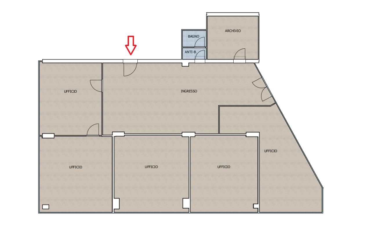 Ufficio in Via Cagliostro 476, Modena, {3} - Planimetria 1