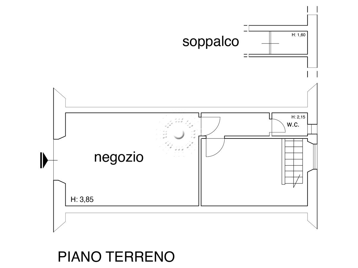 Negozio in Piazza Gavinana, Firenze, {3} - Planimetria 1