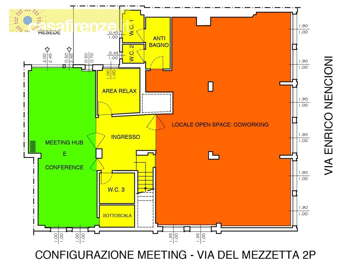 Ufficio in Via del Mezzzetta 2p, Firenze, {3} - Planimetria 1