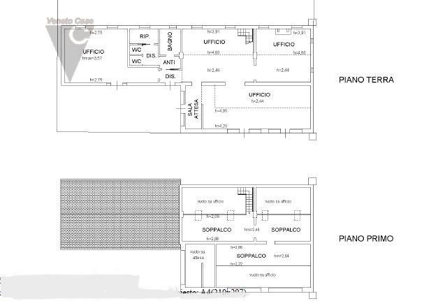 Ufficio in Riviera Francia 3, Padova, {3} - Planimetria 1