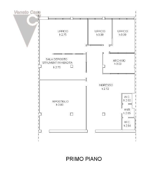 Ufficio in Via Vigonovese, Padova, {3} - Planimetria 1