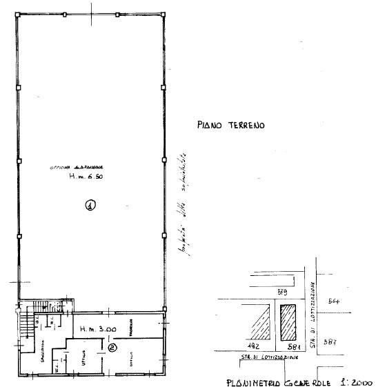 Capannone in Via S. Lorenzo, Sala Baganza, {3} - Planimetria 1