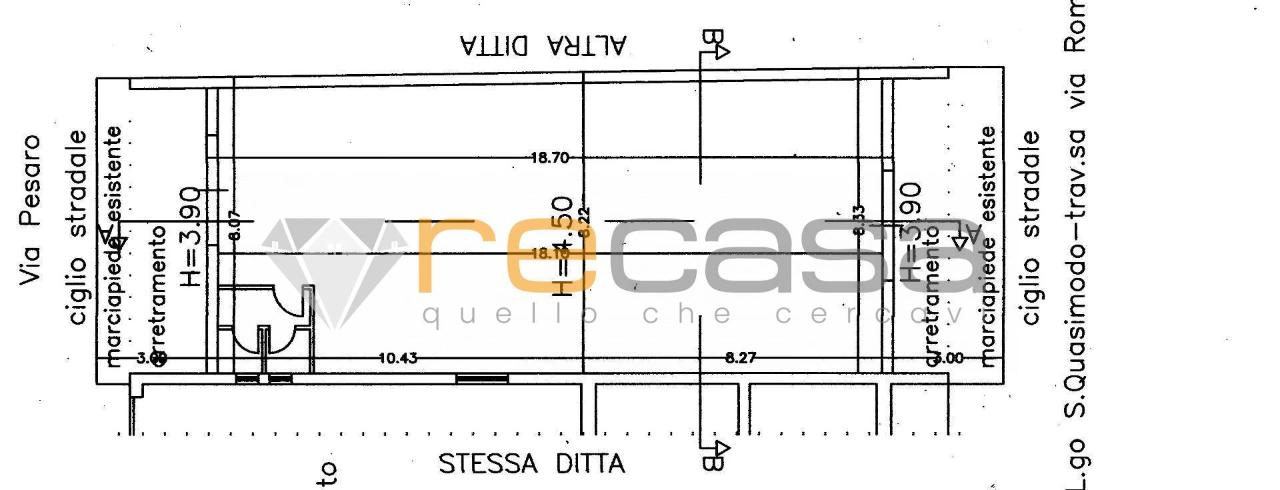 Negozio in Largo Quasimodo, Bellizzi, {3} - Planimetria 1