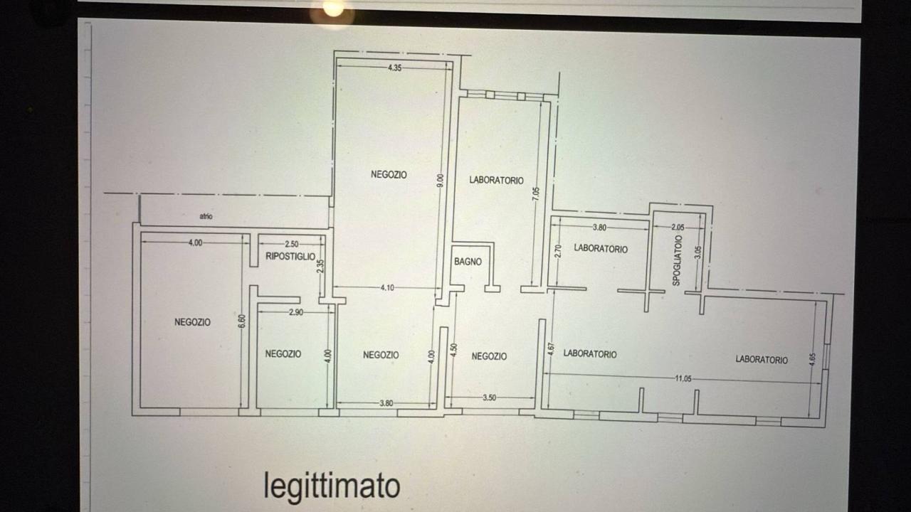 Negozio in Via Lana 77, Modena, {3} - Planimetria 1