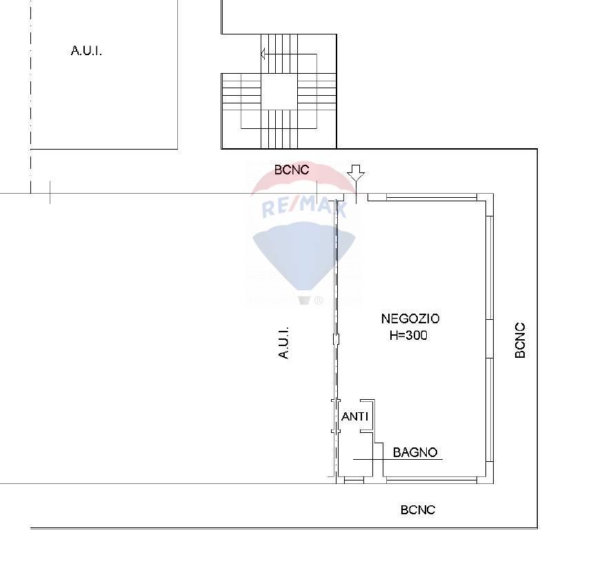 Negozio in Via Rodari 14, Trezzano Rosa, {3} - Planimetria 1