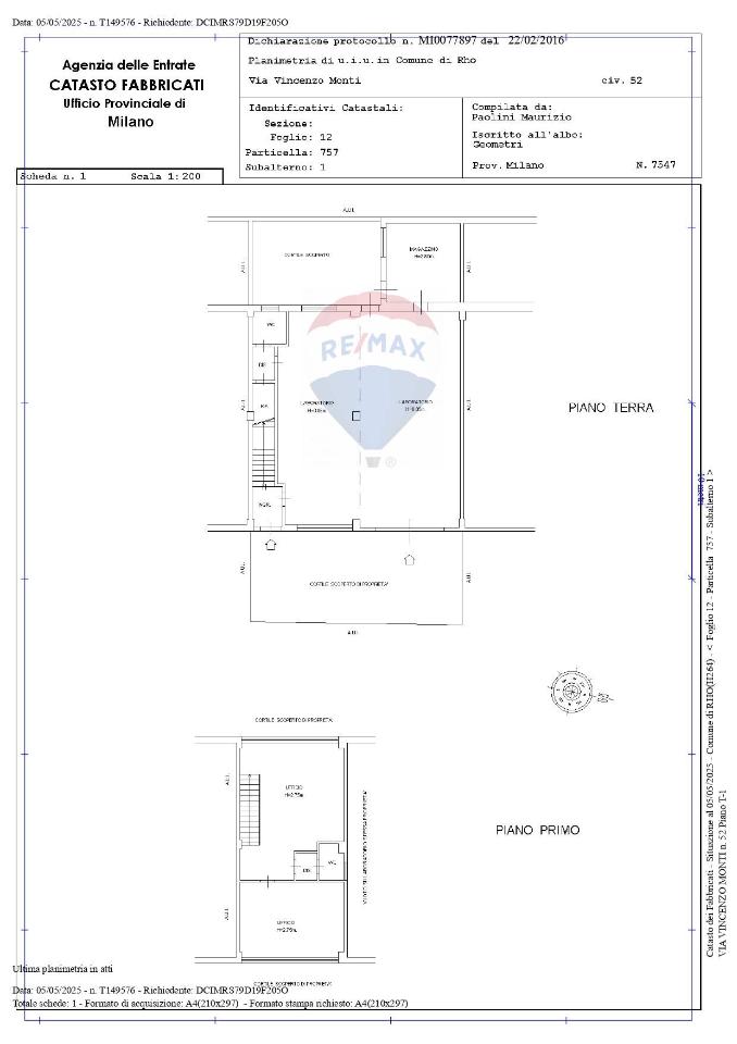 Capannone in Via Vincenco Monti 52, Rho, {3} - Planimetria 1