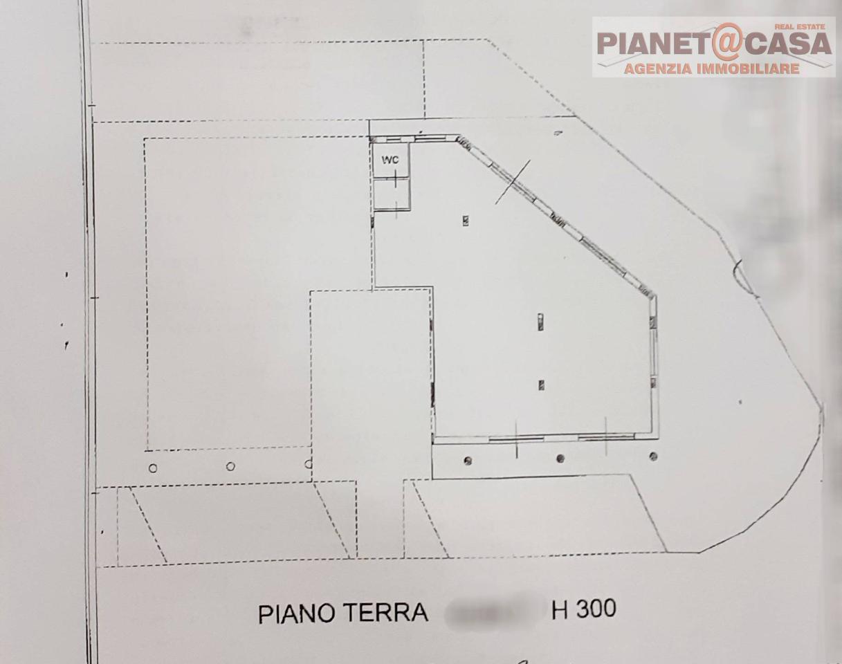 Negozio in Via Giorgio Le Pira 39, Monsampolo Del Tronto, {3} - Planimetria 1