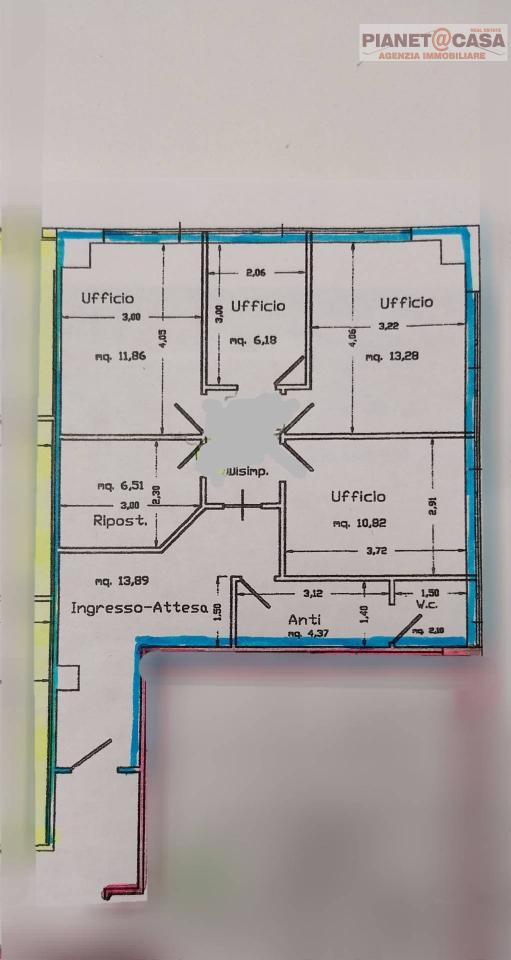 Negozio in Via Roma, Spinetoli, {3} - Planimetria 1