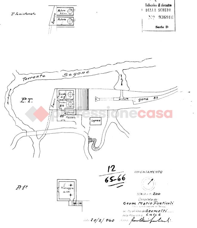 Palazzina commerciale in Località Pianza, Calavorno 1-7, Coreglia Antelminelli, {3} - Planimetria 1