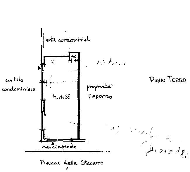 Negozio in Via a. Blengino 55, Taggia, {3} - Planimetria 1