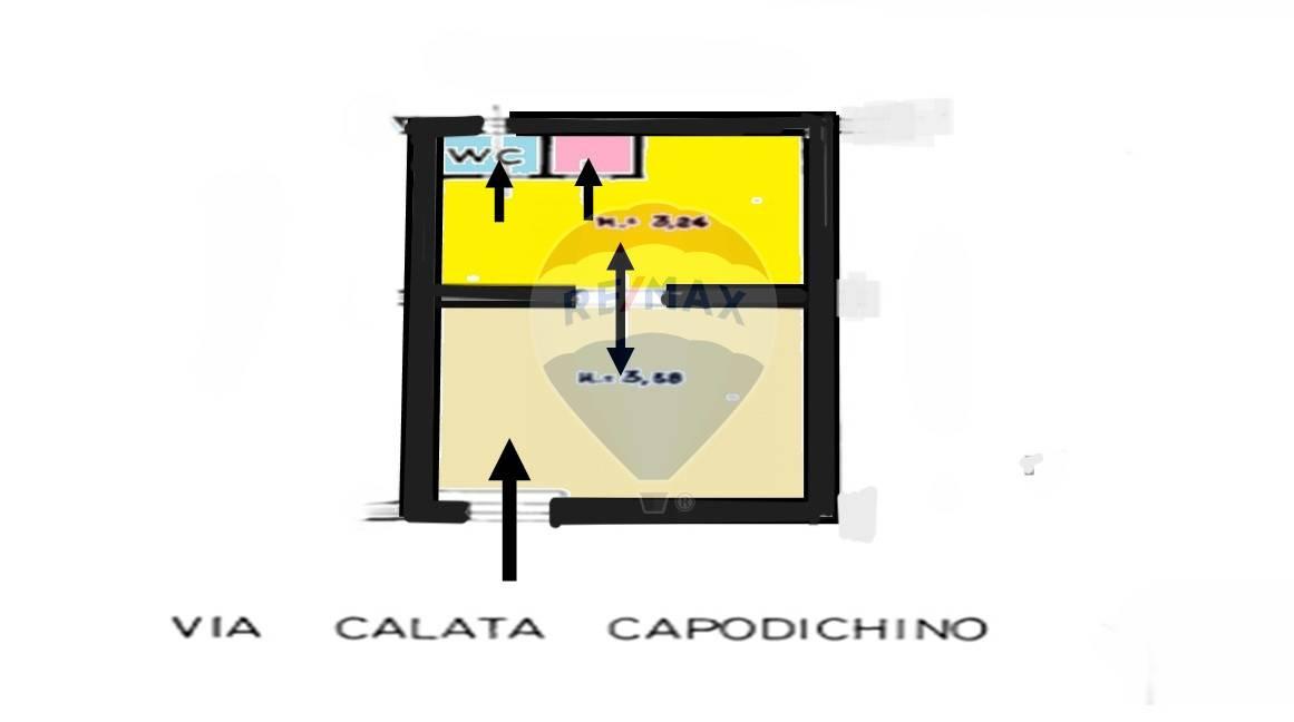 Negozio in Calata Capodichino 23, Napoli, {3} - Planimetria 1