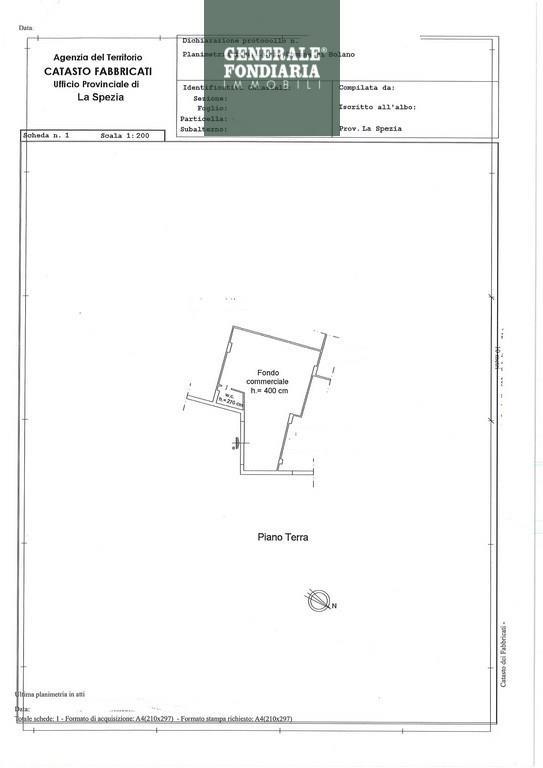 Locale commerciale in , Bolano, {3} - Planimetria 1