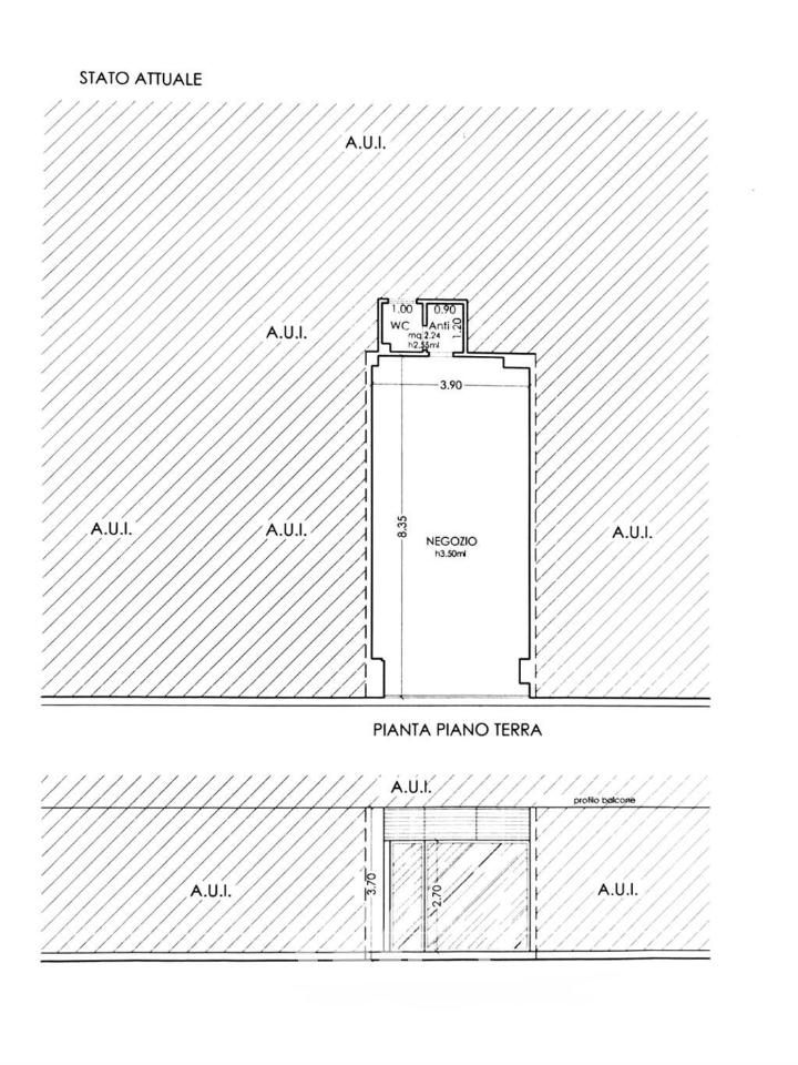 Locale commerciale in , Cervia, {3} - Planimetria 1