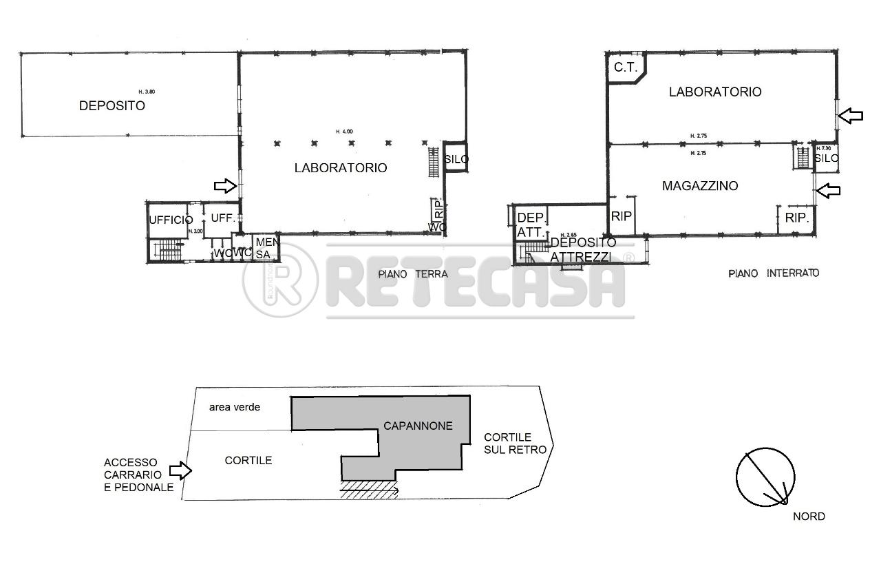 Capannone in Via San Zeno 2b, Arzignano, {3} - Planimetria 1