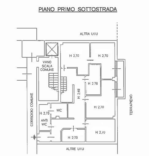 Negozio in Via Sciesa 40, Gallarate, {3} - Planimetria 1