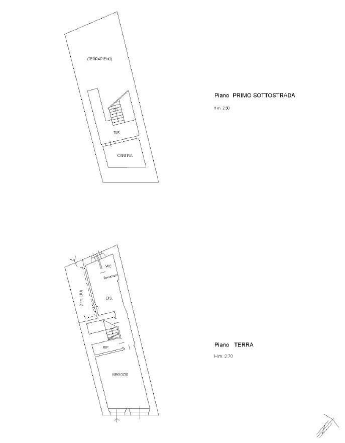 Negozio in Via Dolzino , Chiavenna, {3} - Planimetria 1