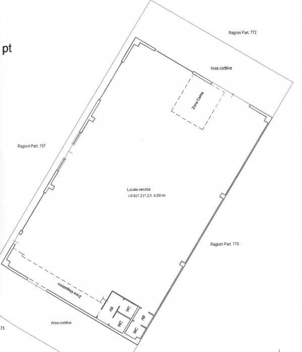 Negozio in , San Felice Sul Panaro, {3} - Planimetria 1