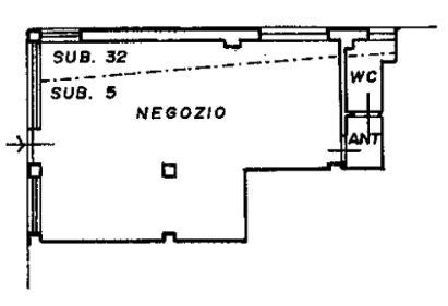 Negozio in Piazza della Vittoria 23, Sedico, {3} - Planimetria 1