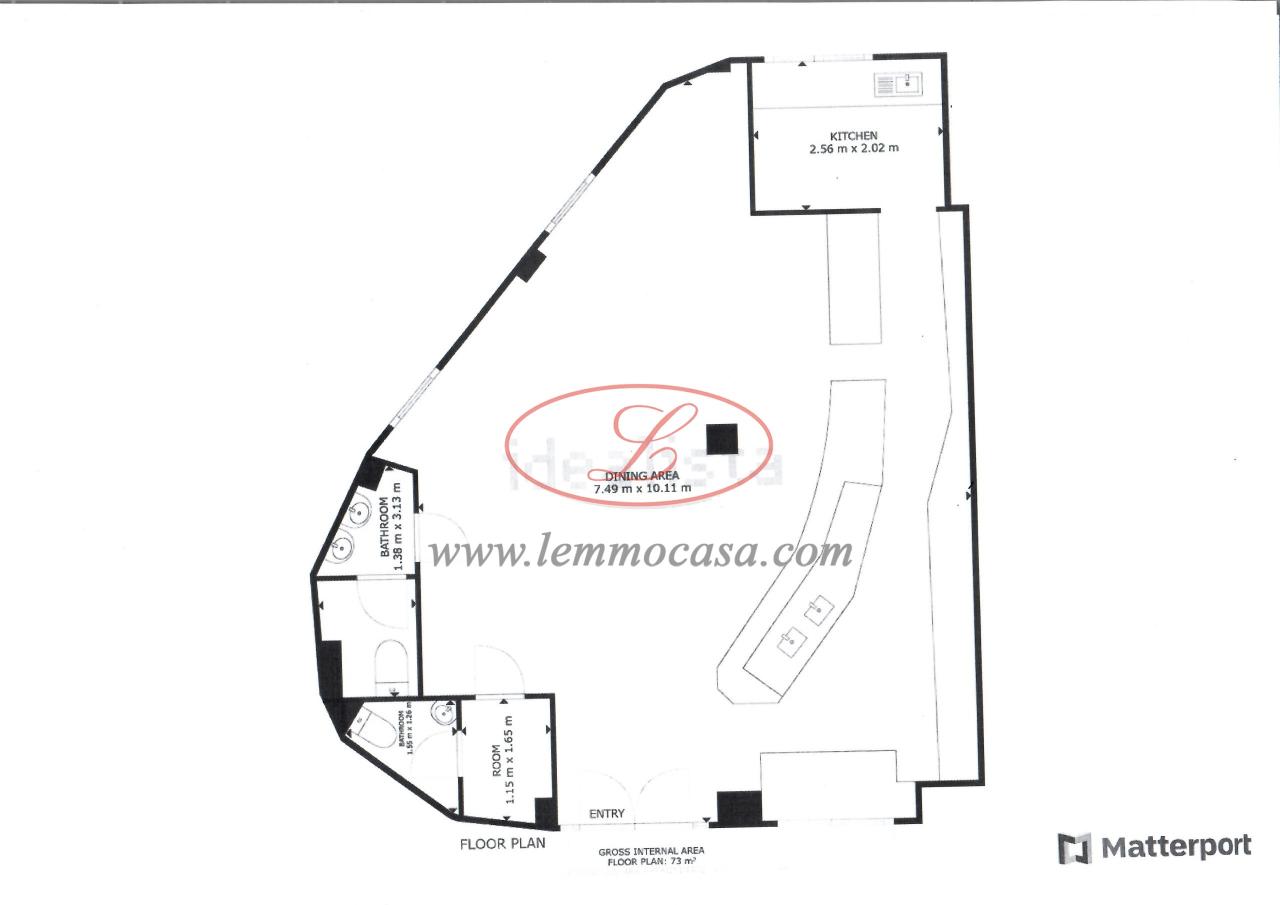 Negozio in Via Francesco Agnese, Diano Marina, {3} - Planimetria 1