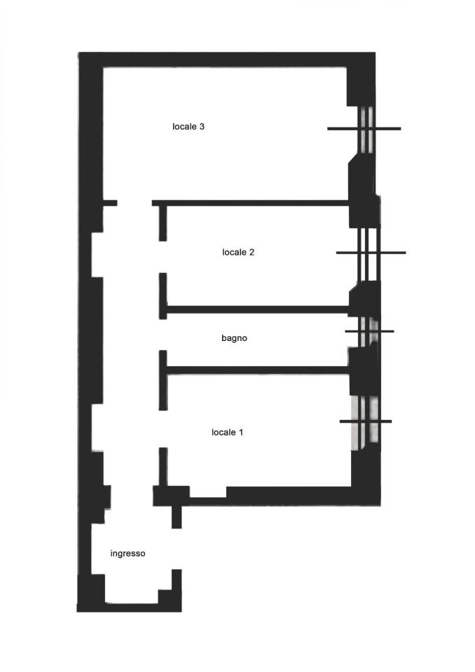 Ufficio in Via Vivaio, Milano, {3} - Planimetria 1