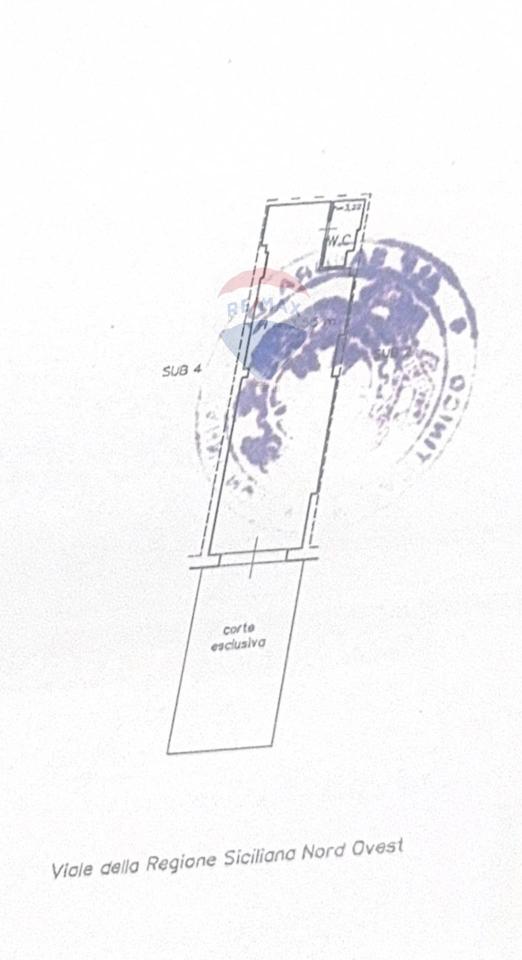 Negozio in Viale Regione Siciliana Nord Ovest 2617, Palermo, {3} - Planimetria 1