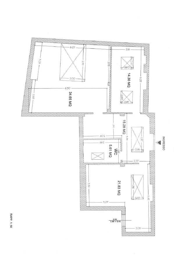 Ufficio in Via del Corso, Roma, {3} - Planimetria 1
