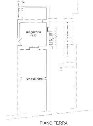 Negozio in Corso Vittorio Emanuele, Citta' Di Castello, {3} - Planimetria 1