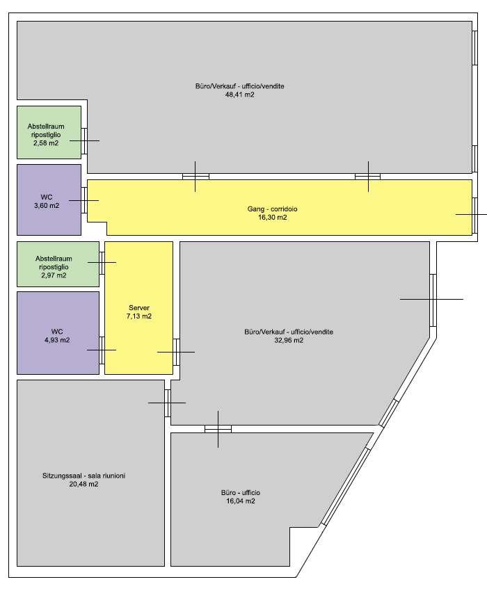 Ufficio in , Merano, {3} - Planimetria 1