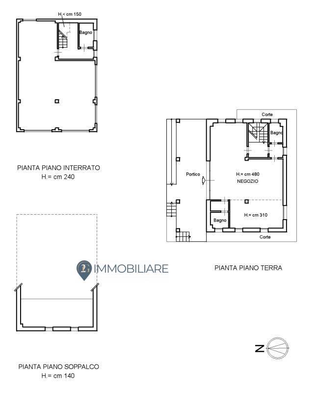 Negozio in Via Maestro Pietrino Venturini, Aulla, {3} - Planimetria 1