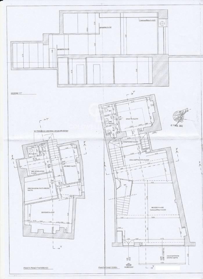 Negozio in Via Cesare Battisti, Milano, {3} - Planimetria 1