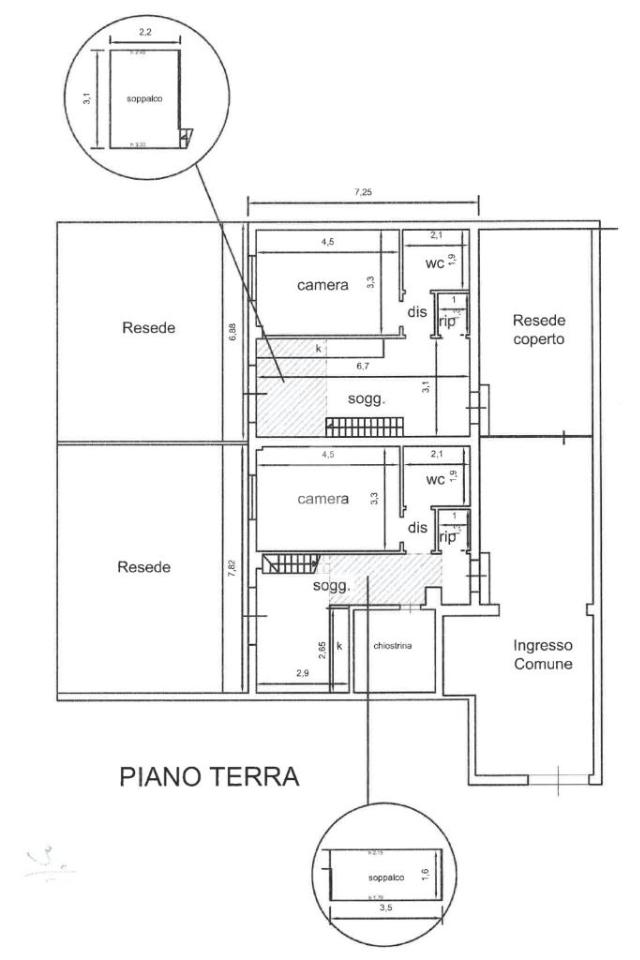 Laboratorio in Via Risorgimento 59, Prato, {3} - Planimetria 1